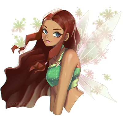 aisha/layla from winx inspired by this upside-down glass | Instagram