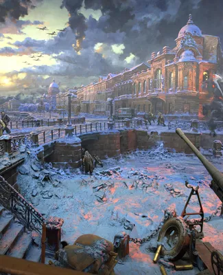 Непокоренный город на Неве: фото блокадного Ленинграда в цвете. | BSP | Дзен