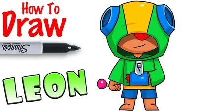 How to Draw Leon | Brawl Stars - YouTube