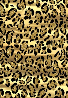 Пайетки леопардовые на бежевом