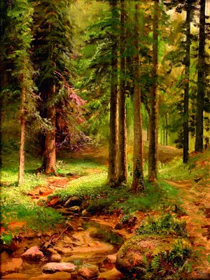 Файл:Лесной пейзаж (Шишкин).jpg — Википедия