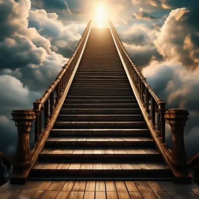 Фотообои \"Лестница в небеса\" - Арт. 901186 | Купить в интернет-магазине  Уютная стена