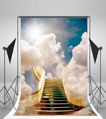 Лестница в небо святой свет ведет облака небо таинственный фон,  происхождение, облака, небо фон картинки и Фото для бесплатной загрузки