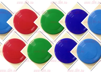 12 шт./набор, игрушечные летающие тарелки разных цветов | AliExpress