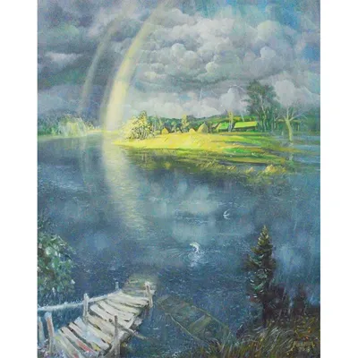 Летний дождь» картина Гайворонской Елены (бумага, акварель) — купить на  ArtNow.ru