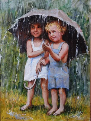 Лилия Горская - Летний дождь, 70×50 см: Описание произведения | Артхив