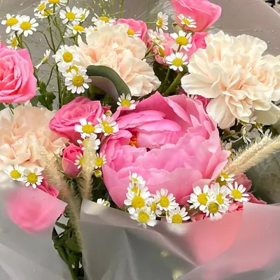 Букет цветов в вазе \"Летний с маками\" – заказать на Ярмарке Мастеров –  NIOUMRU | Композиции, Волгоград