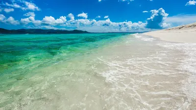 Фотография пляжи Лето Море Природа Небо песке Побережье 2560x1695