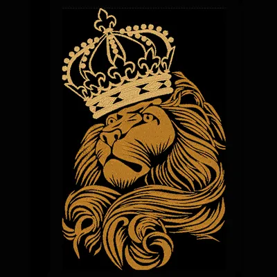 Наклейка на стекло Лев с короной 1-й нах 26549754 купить за 218 ₽ в  интернет-магазине Wildberries