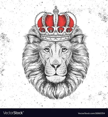вафельная картинка лев с короной и поздравления, 6 см - Кондитер+