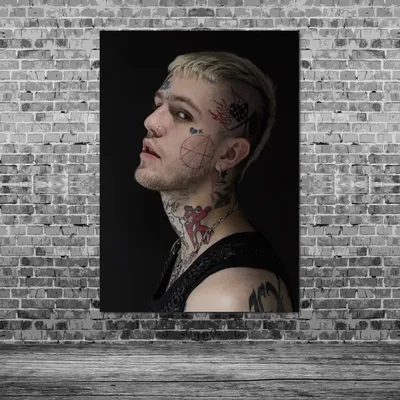 Музыкальный постер Lil PEEP, высокое качество, настенное искусство,  искусство на холсте, персонализированный подарок, современная картина для  семейной спальни | AliExpress