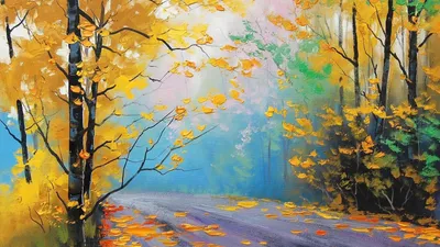 Скачать фотообои для рабочего стола: yellow autumn wallpaper, скачать фото,  осень, обои на рабочий стол, желтые листья, листопад