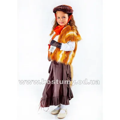 Дарья в костюме «Лисы Алисы» в конкурсе «Лучший детский новогодний костюм»