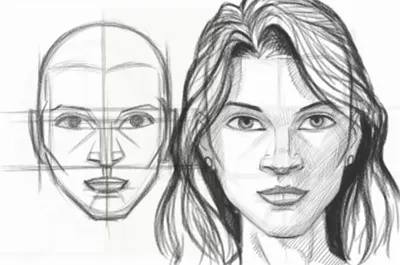 Как нарисовать лицо человека » ПОЭТАПНО и ПРОСТО рисуем человека карандашом