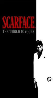 Лицо со шрамом (Scarface) - фото, обои на рабочий стол