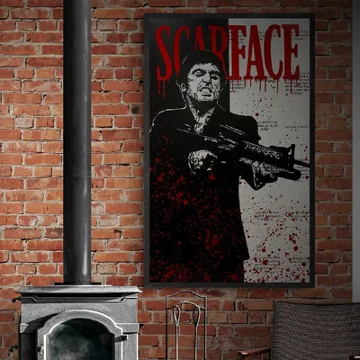 Купить постер (плакат) Scarface на стену для интерьера