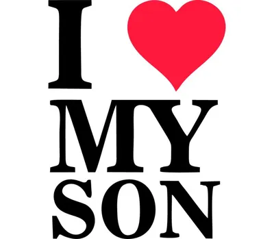 I love my son - я люблю своего сына мужская футболка с коротким рукавом  (цвет: розовый меланж) | Все футболки интернет магазин футболок.  Дизайнерские футболки, футболки The Mountain, Yakuza, Liquid Blue