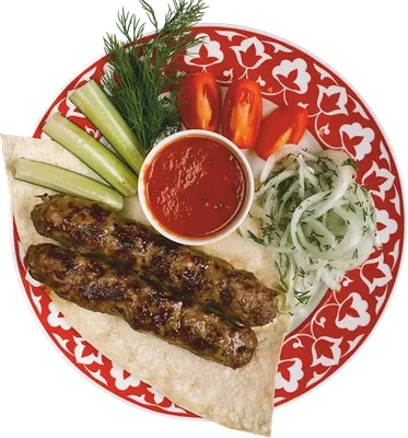 Люля-кебаб из говядины | Кафе АНИ - Армянская и европейская кухня с  доставкой по ВАО