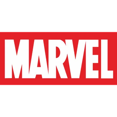 Наклейка на авто Логотип Marvel - Марвел машину виниловая - матовая,  глянцевая, светоотражающая, магнитная, металлизированная
