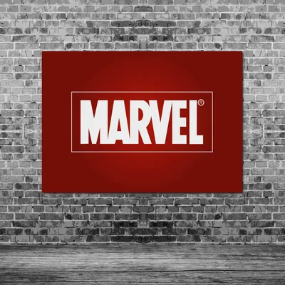 Плакат \"Логотип Marvel, Марвел\", 42×60см (ID#779297269), цена: 190 ₴,  купить на Prom.ua