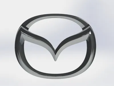 Mazda Logo | 3D CAD Model Library | GrabCAD