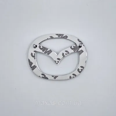 Эмблема логотип Mazda (хром, изогнутый), 75х60 мм (ID#1947695312), цена:  273 ₴, купить на Prom.ua