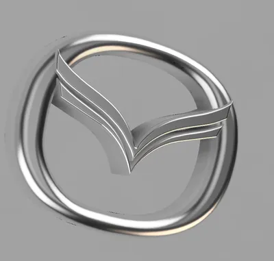 STL file Mazda logo 🚗・3D printing design to download・Cults