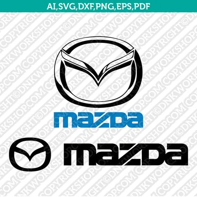 Mazda Logo SVG Silhouette Cameo Cricut Cut File Vector Png Eps Dxf –  DNKWorkshop