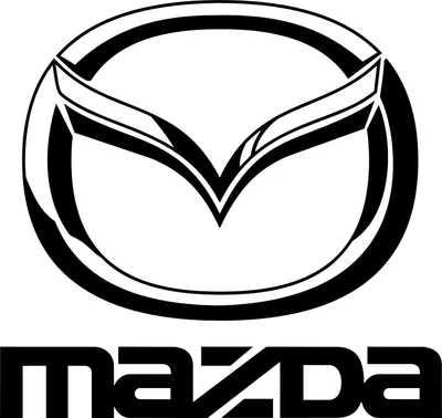Mazda Logo Garage wall decal 23\" x 24\" | eBay