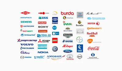 100 логотипов известных брендов и компаний| Canva