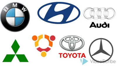 Как рисовать логотипы автомобилей, how to draw a logo auto - YouTube