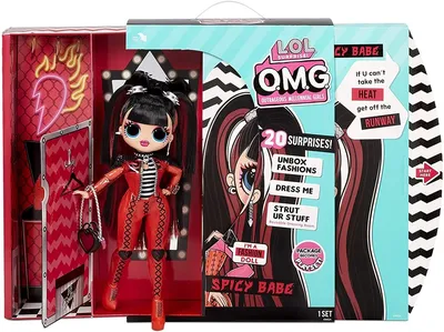 L.O.L. Surprise! Кукла ЛОЛ Сюрприз OMG - Spicy Babe (4 серия) - купить с  доставкой по выгодным ценам в интернет-магазине OZON (537272751)