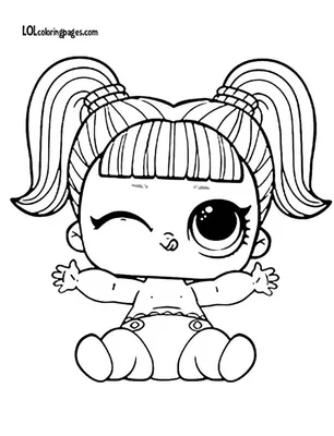 кукла лол единорог раскраска | Unicorn coloring pages, Baby coloring pages,  Lol dolls