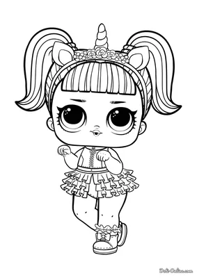 Lol Doll Animal Coloring Pages | Unicorn coloring pages, Kitty coloring,  Hello kitty coloring
