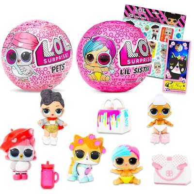 LOL Surprisepresent Surprise Doll With 8 Surprises - Toys For Girls Ages 4  5 6+ - Walmart.com