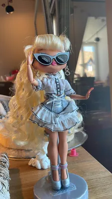 Before and after of my LOL O.M.G hair makeover. : r/Dolls