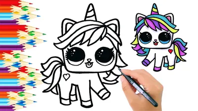 Как нарисовать волчёнка из Lol Pets карандашом поэтапно
