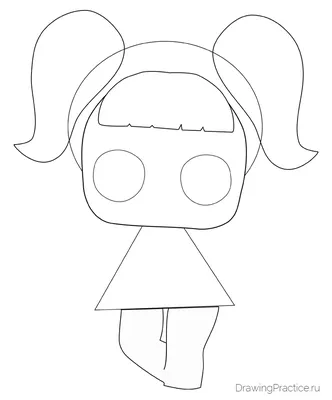Как нарисовать куклу ЛОЛ Unicorn - Единорог | Рисуем поэтапно карандашом |  Куклы, Единорог, Карандаш