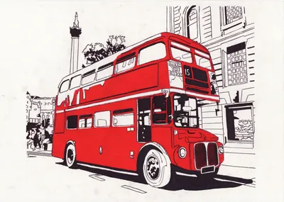 Красный лондонский автобус Стоковые фотографии, картинки, все без  лицензионных отчислений - Envato Elements