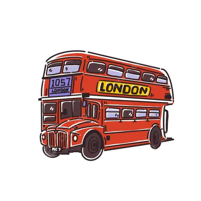 Лондонский красный автобус традиционный старый | Премиум Фото