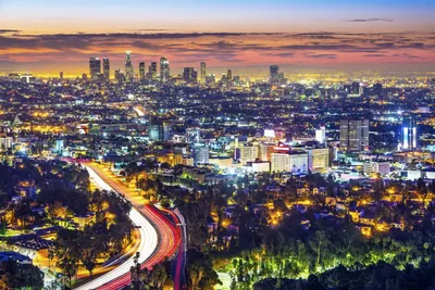 Вечерний Лос-Анджелес | Пикабу