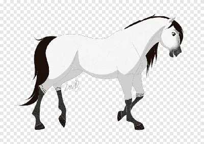 Лошадь аниме» — создано в Шедевруме