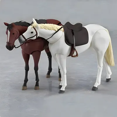 Очень красивая белая лошадь, аниме, …» — создано в Шедевруме