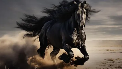 Грива фризской лошади Мустанг Жеребец Пони, мустанг, лошадь, млекопитающее,  рука png | PNGWing