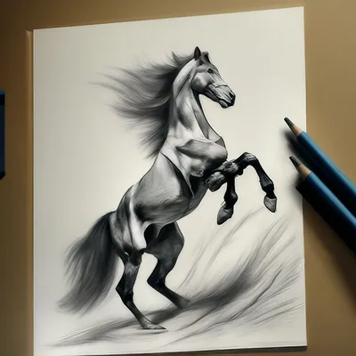 How to draw a horse (a horse) with a pencil? A staged lesson with an  explanation! - YouTube