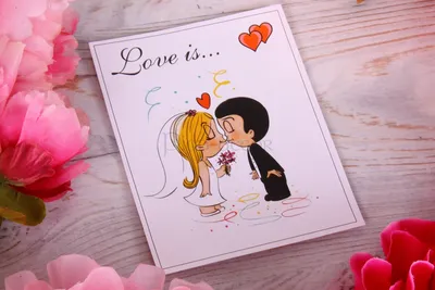 Наклейка \"Love is \" на свадебный напиток - заказать в интернет-магазине  «Пион-Декор» или свадебном салоне в Москве