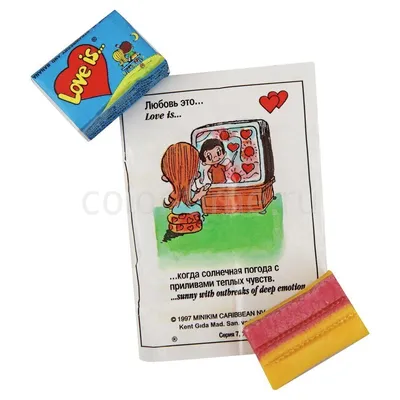 Chewing gum Love Is Orange-Pineapple 100 pcs / Жвачка Love Is  банан-клубника | eBay