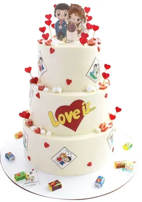 ⋗ Вафельная картинка Love is... 11 купить в Украине ➛ CakeShop.com.ua