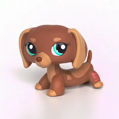 Lps Кошка Животное магазин игрушек такса собака редкая коричневая Колбаса  Собака с зелеными глазами снежинки | AliExpress