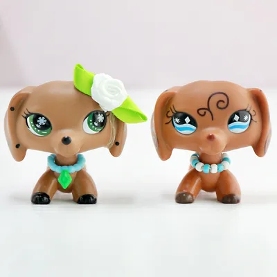 Littlest Pet Shop RARE #675 LPS Savannah Savvy Dachshund Dog | eBay